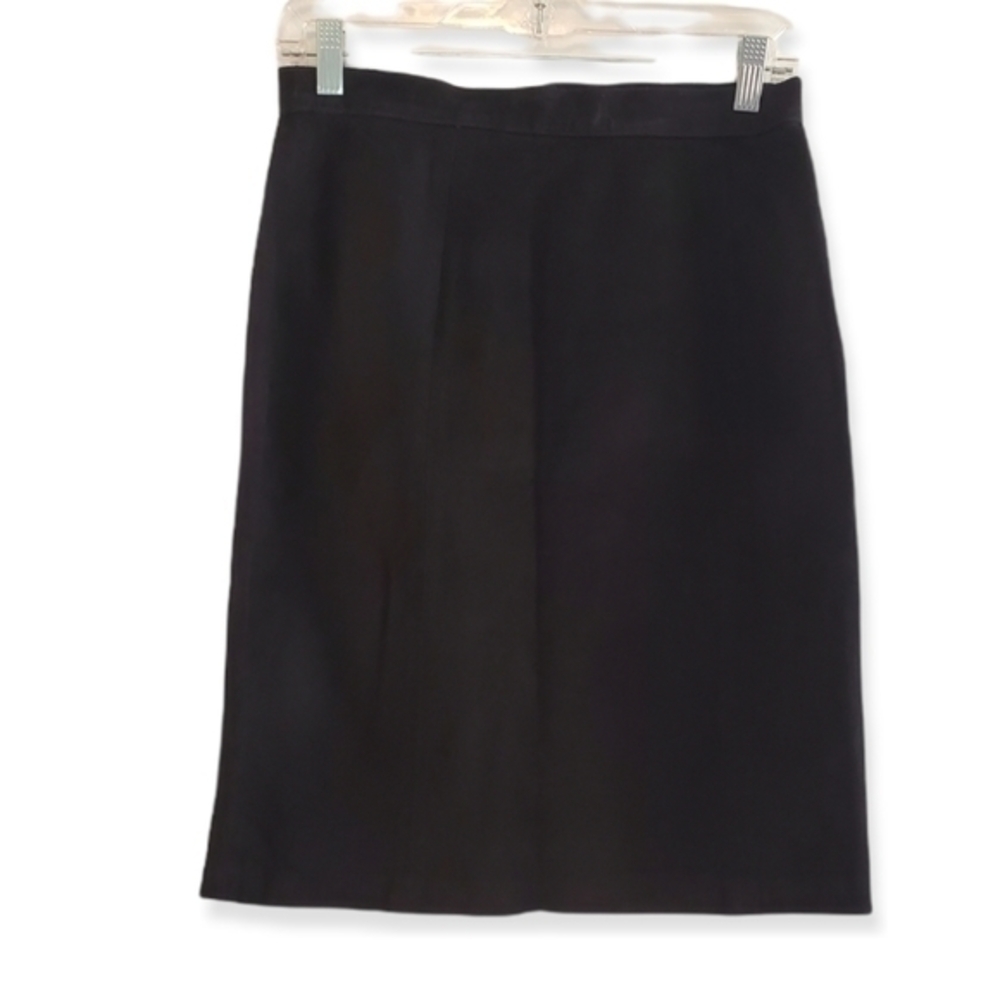 BB Dakota leatherwear black suede skirt